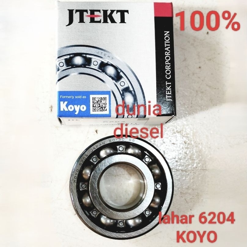 แบริ่งลาวา 6204 KOYO แบริ่งเดิม 6204 koyo ดั้งเดิม
