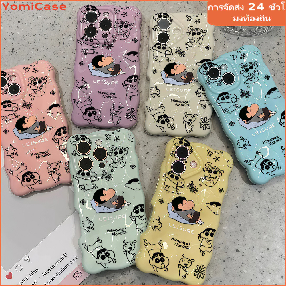 การ์ตูน น่ารัก เคสสำหรับไอโฟน17promax 11 12 13 14plus 15 รูปที่ 2