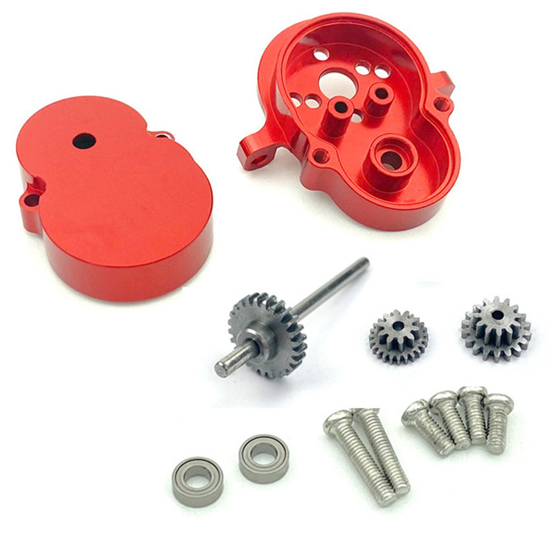 WPL D12 โลหะเกียร์มอเตอร์เกียร์สําหรับ 1/10 WPL D12 RC รถบรรทุกรถอัพเกรด Part