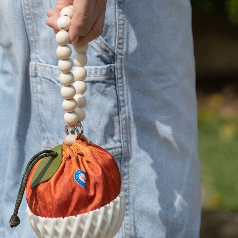 Apple In Fruit Foam Net Wrist Pouch
