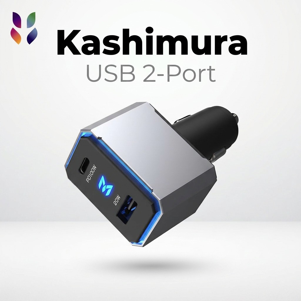 Kashimura DC-120W USB 2-Port PD100W Automatic Detection DC-072