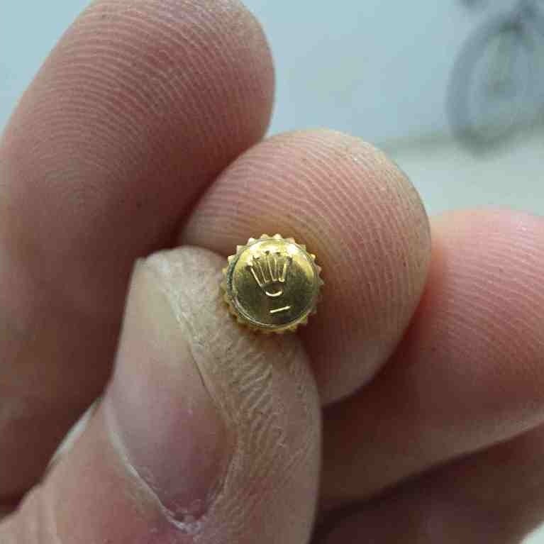 เม็ดมะยม ROLEX สวย เดิมๆ อะไหล่นาฬิกา ของใหม่  ขายชิ้นงาน ตามสภาพ ไม่ได้รับประกัน พร้อมส่ง