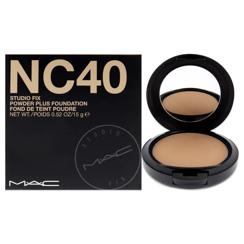 MAC Studio Fix Powder Plus Foundation สําหรับผู้หญิง, NC40, 0.52 ออนซ์ KQZB