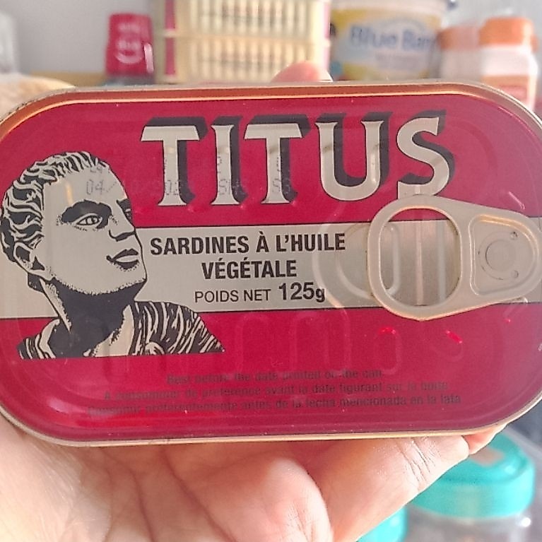 TITUS SARDINES  125g.