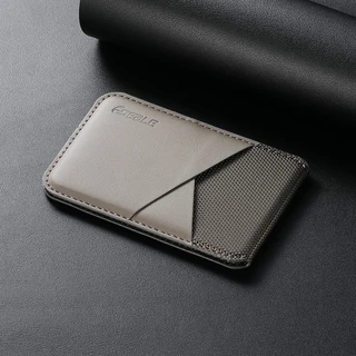 COD กระเป๋าใส่บัตรทรงบาง กระเป๋าติดโทรศัพท์ใส่บัตร ดีไซน์ 2 โทน wallet magsafe หนัง PU มินิมอล ใส่บัตรเครดิต บัตรประชาชน