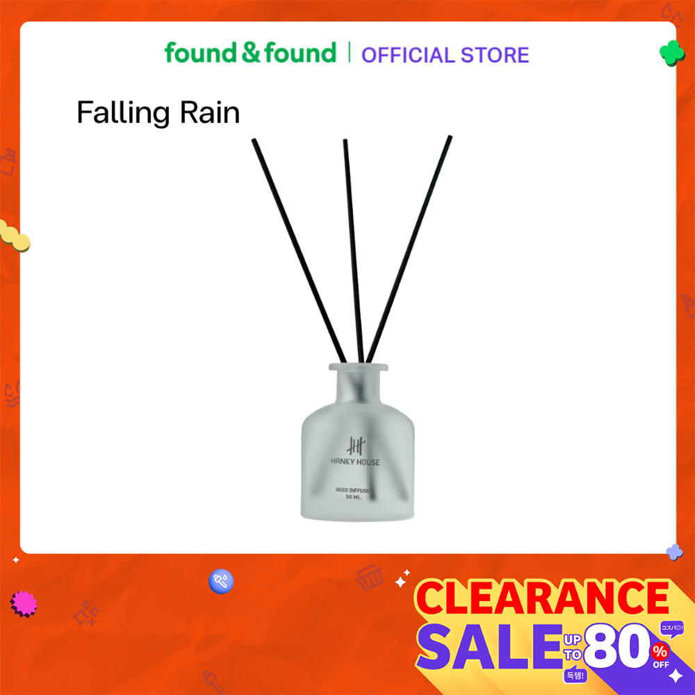 [EXP 2027-07-25] Hanky House Reed Diffuser 50ml Falling Rain ก้านไม้หอม กลิ่น Falling Rain 50ml หอมละมุน found & found