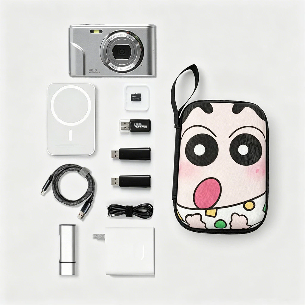กระเป๋าจัดเก็บอุปกรณ์ดิจิทัล Crayon Shin-Chan อเนกประสงค์