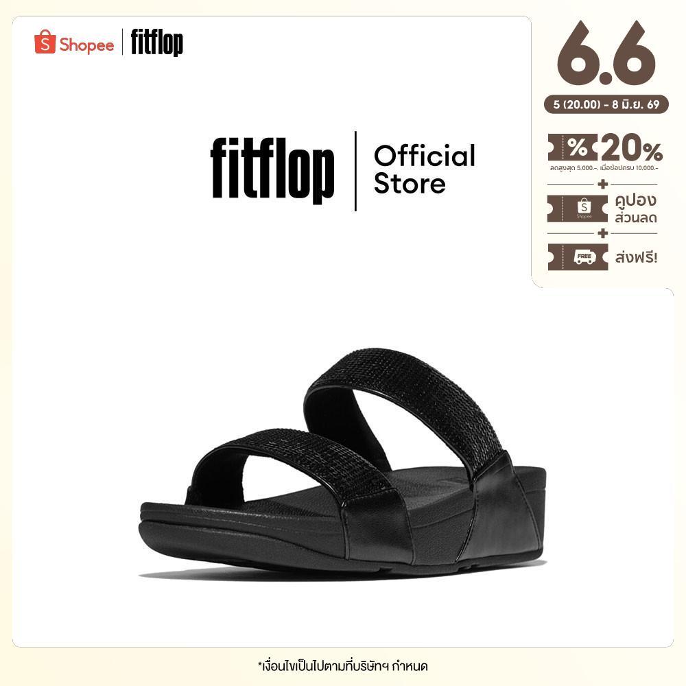 FITFLOP LULU SEQUIN SLIDES รองเท้าแตะผู้หญิง รุ่น JF2-090 สี BLACK