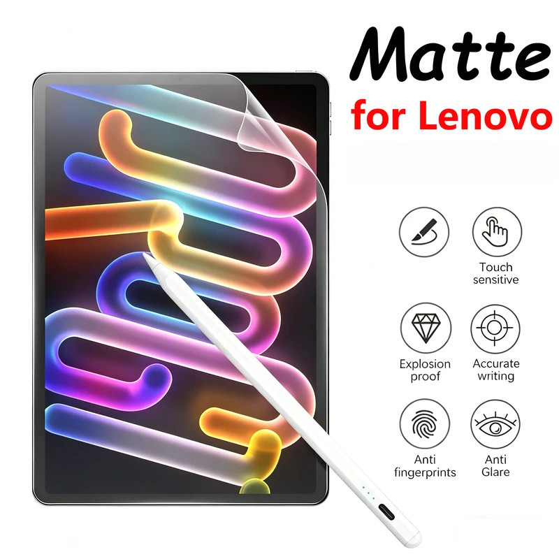 กระดาษเช่นฟิล์มป้องกันหน้าจอฟิล์ม Matte สําหรับ Lenovo Xiaoxin Pad Pro 13 2026 tb376fc tb378fc วาดฟิ
