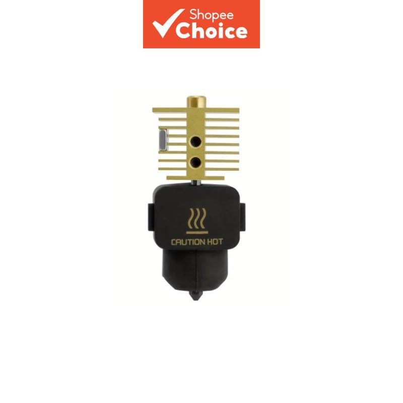 ชุดหัวฉีด Hotend ทําจากเหล็กชุบแข็งแบบถอดได้ พร้อมตัวเก็บความร้อนจากทองเหลือง เฉพาะสําหรับเครื่องพิม