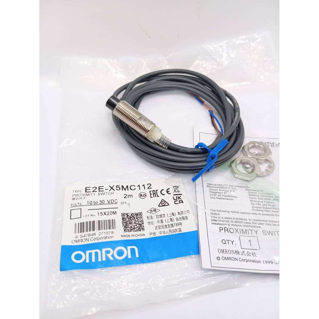 ส่งไว E2E-X5MC112 2M  Automation and Safety Proximity Sensors M12 UnSHIELD Output NPN