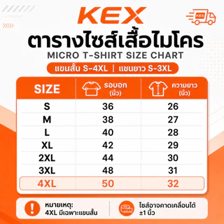 ส่งด่วน ส่งไว เสื้อยืดสกรีนลาย KEX Express แขนสั้น-ยาว คอกลม ไซส์S-4XL ผ้าไมโคร100% นุ่มลื่น แห้งไว