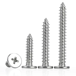 สกรู เกลียวปล่อย หัวแบนบาง แฉก T+ เกลียวปล่อย ปลายแหลม / CM Ultra-Thin Head Self Tapping Screw M2/M2.3/M2.6/M3/M3.5/M4/M5/M6 LCC-TH-1