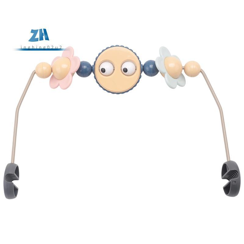 Baby Bouncer Stroller Arch พร้อมของเล่นตา Googly สําหรับเบาะรถยนต์ สําหรับทารก Bouncer Accessory-ติดตั้งง่าย-เพลงรวม