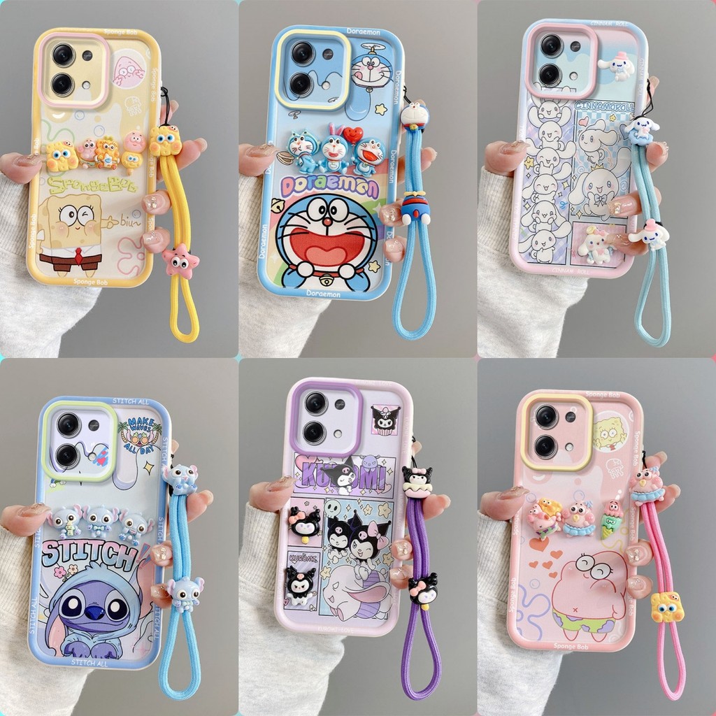 เคส Tecno Spark Go 3 เคสโทรศัพท์ลายการ์ตูนสติ๊กเกอร์น่ารัก