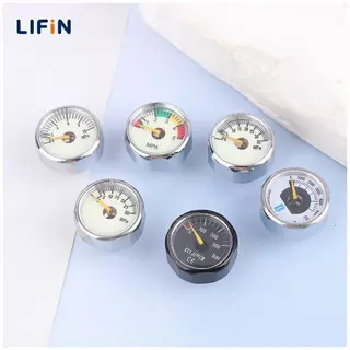 เกจวัดความดันขนาดเล็กของ Lifin Mart | ด้าย M10 M8 | 20MPA 10MPA 5MPA 30MPA 35MPA 40MPA 3500PSI 5000PSI 6000PSI