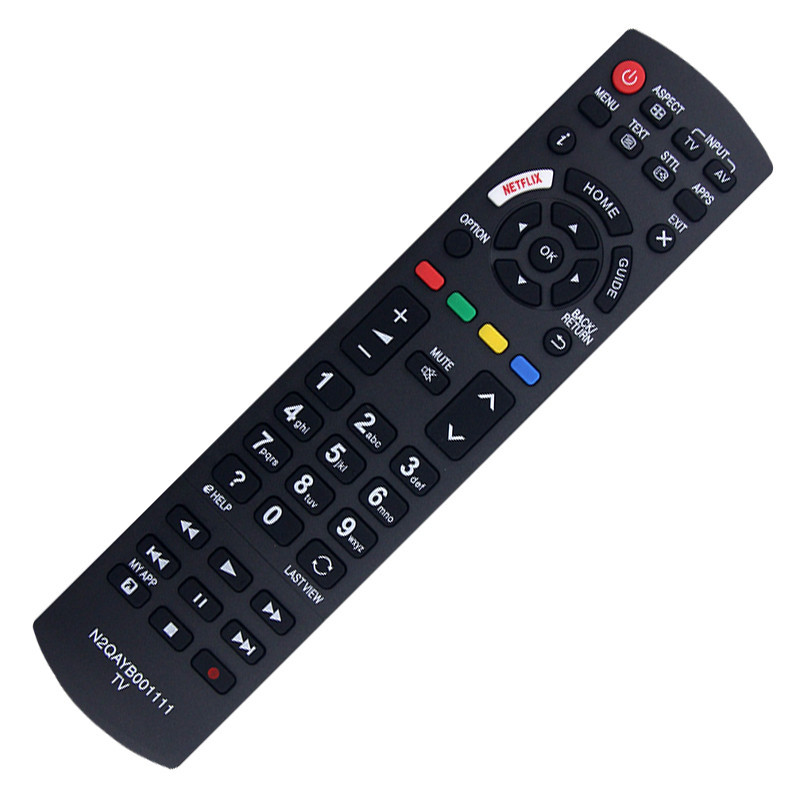 N2QAYB001111 รีโมทคอนโทรลใช้งานร่วมกับ Panasonic TV TX-49EXW604 TX-55EX600B TX-55EX600E TX-55EX603 อ