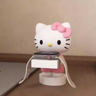Hello Kitty แท่นชาร์จ Apple Watch ฐานตกแต่งน่ารักสามารถวางไว้ได้สําหรับโฮมออฟฟิศใช้