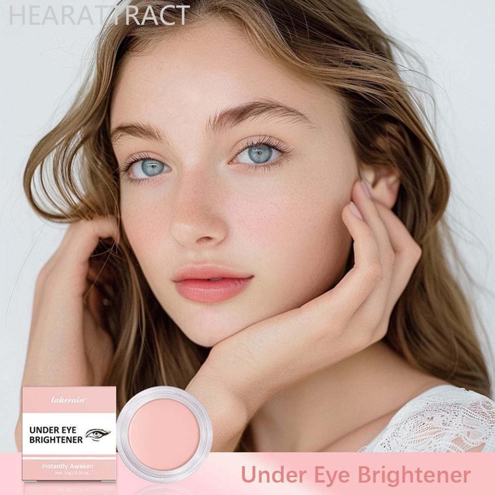 HEARATRACT Eye Brightening คอนซีลเลอร์ Under Eye Cream สําหรับ Dark Circles Long Lasting Crease Proo