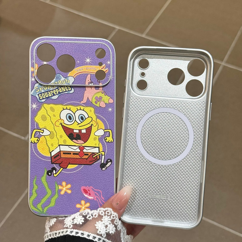 เคสโทรศัพท์ลายการ์ตูนน่ารักเคส iPhone แม่เหล็ก i17Pro Max 16 Plus i15 i15pro 15plus i15promax i14 i1