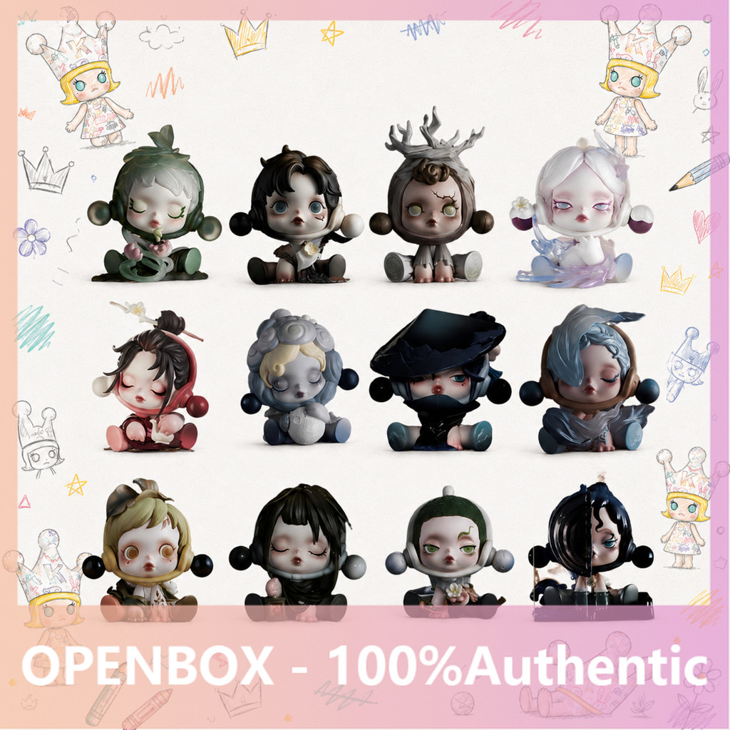 POPMART SKULLPANDA POPMART SKULLPANDA POPMART SKULLPANDA Series Mystery Box ของขวัญของแท้
