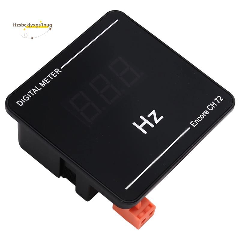 Hzsbckjyxgs1uqDigital Frequency Meter 10-99.9Hz AC50-500V Digital Cymometer Hz Counter Tester 0.56in