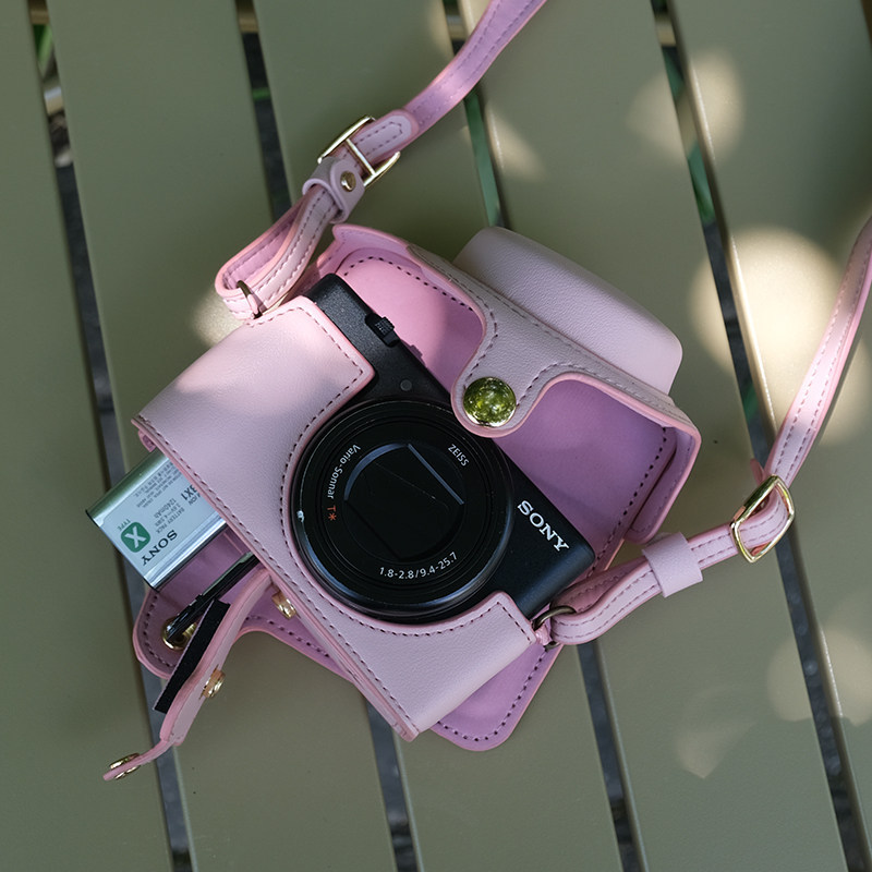 เหมาะสําหรับกระเป๋ากล้อง sony RX100 M7 DCS-RX100M5M6 sony Black Card 7 เคสป้องกัน ZV1 เคสหนัง