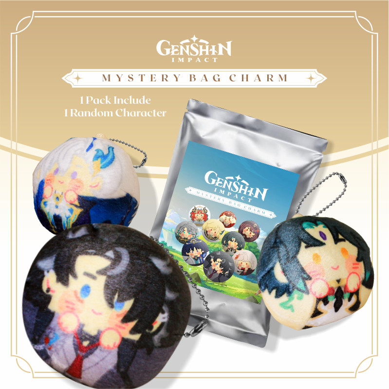 Blind Pack Gantungan Kunci Genshin Impact Boneka Plushie Random Karakter CUSTOM REQUEST