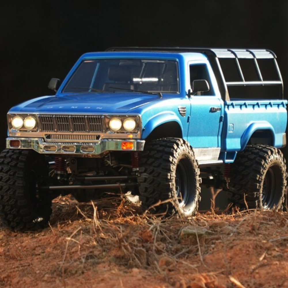 1/10 SP4 RTR รถบรรทุกแข่งรถปีนเขารีโมทคอนโทรลไฟฟ้า 4WD รถออฟโรด