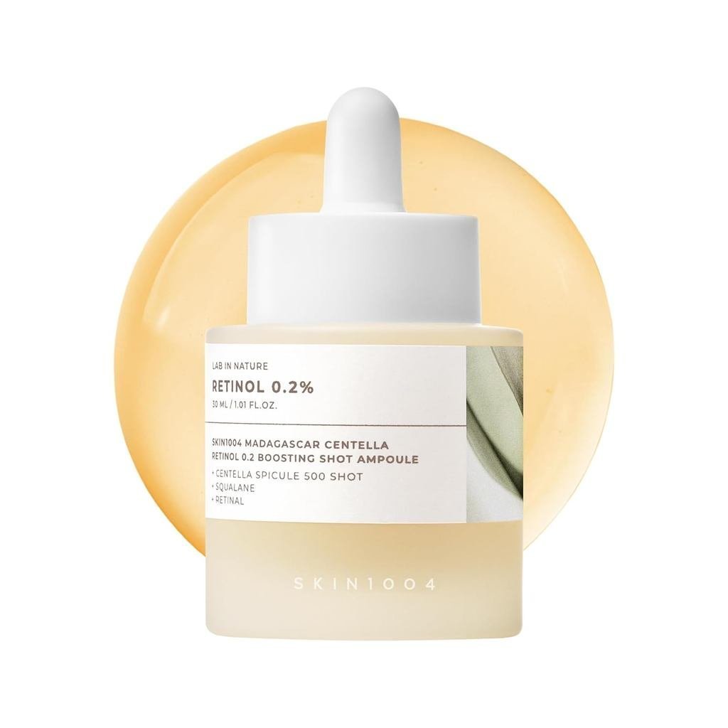1004Retinol0.2%BoostingShotAmpoule,FaceSerumforElasticity,FacialSpiculeSerumwithRetinol&Retinal,Cent