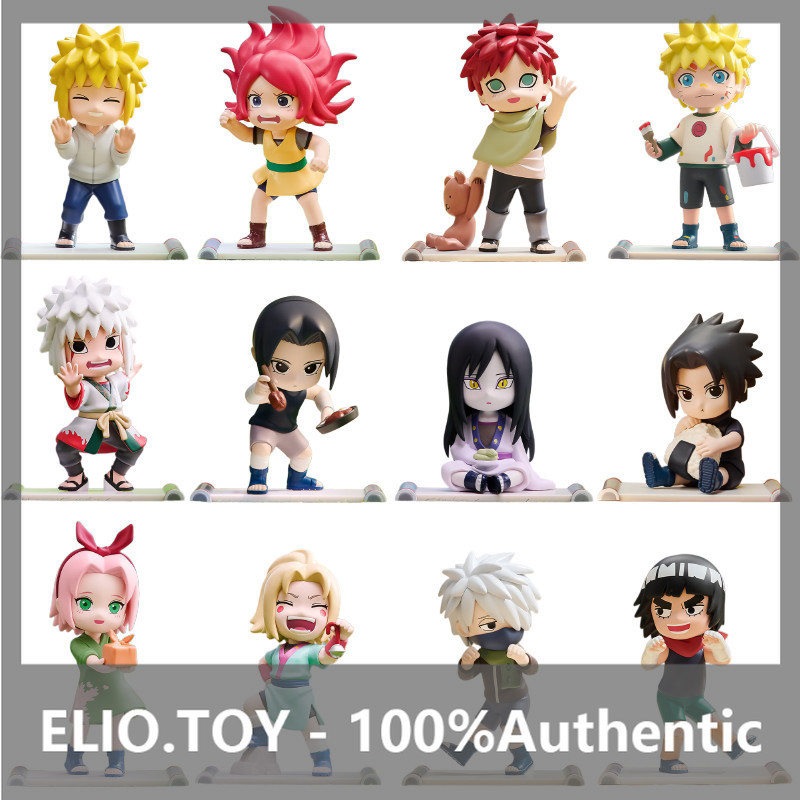 P POPMART Naruto Shippuden ในวัยเด็ก Series รูป Mystery Box ของขวัญ