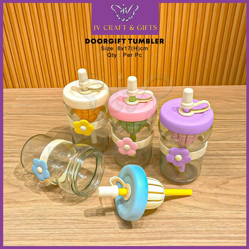 1PC 400ML/500ML VIP Doorgift Air Glass Tumbler งานแต่งงาน Goodies แก้ว Hadiah Kahwin Nikah JV 006 01