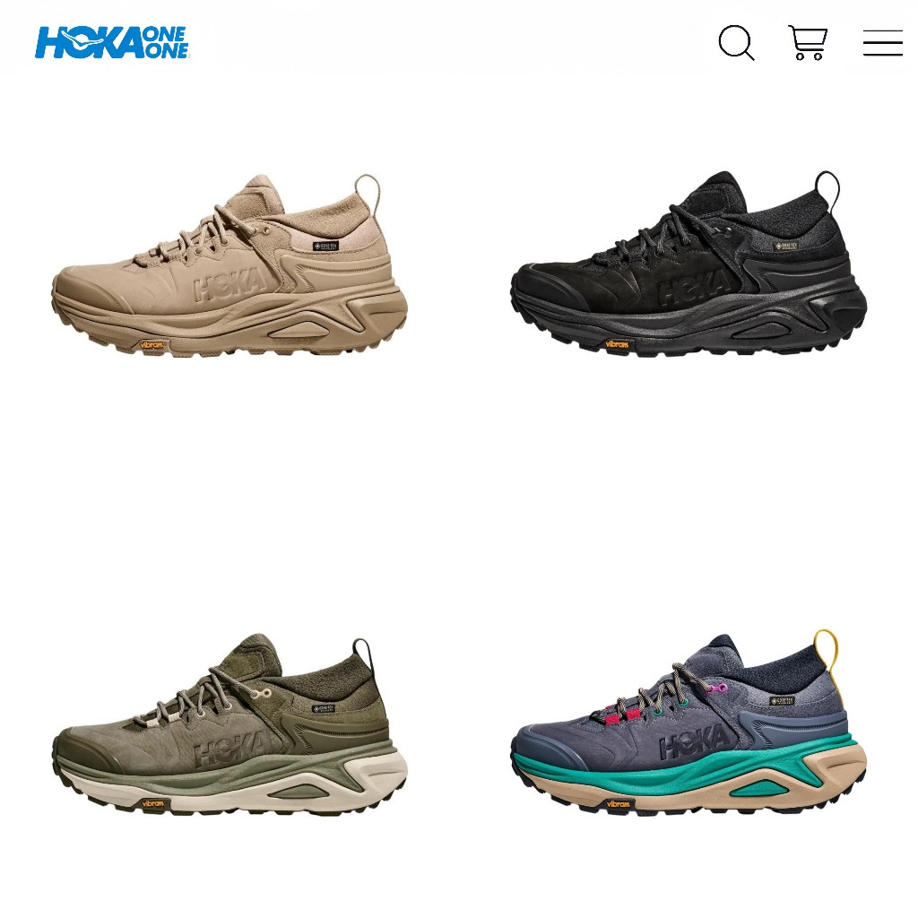 HOKA ONE ONE Kaha 3 GTX สบายรองเท้าเดินป่าทนทานผู้ชายผู้หญิงสีน้ําตาล 1162533RWL 5OQ4