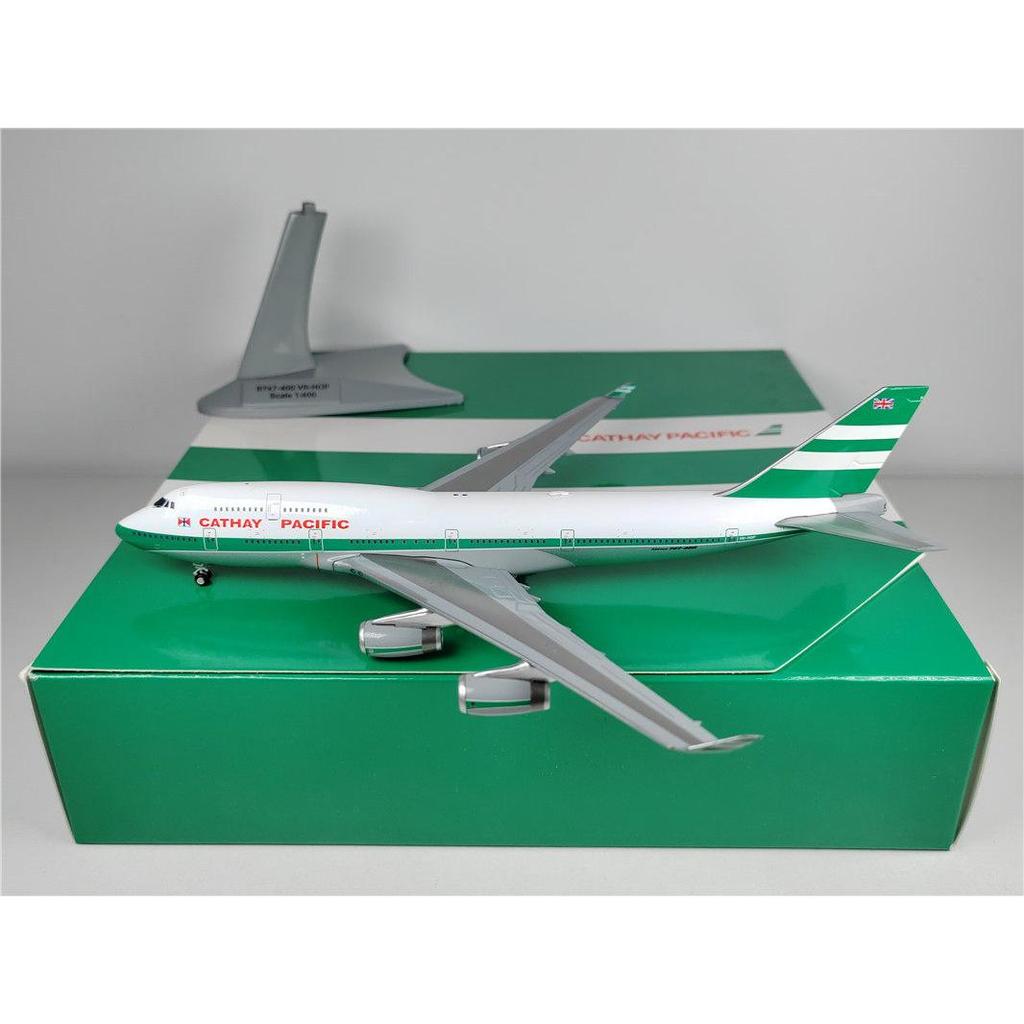 เวอร์ชันอย่างเป็นทางการไม่มีเสาอากาศ JC OEM Rash 1: 400 Cathay Pacific Airlines B747-400 VR-HOP Allo