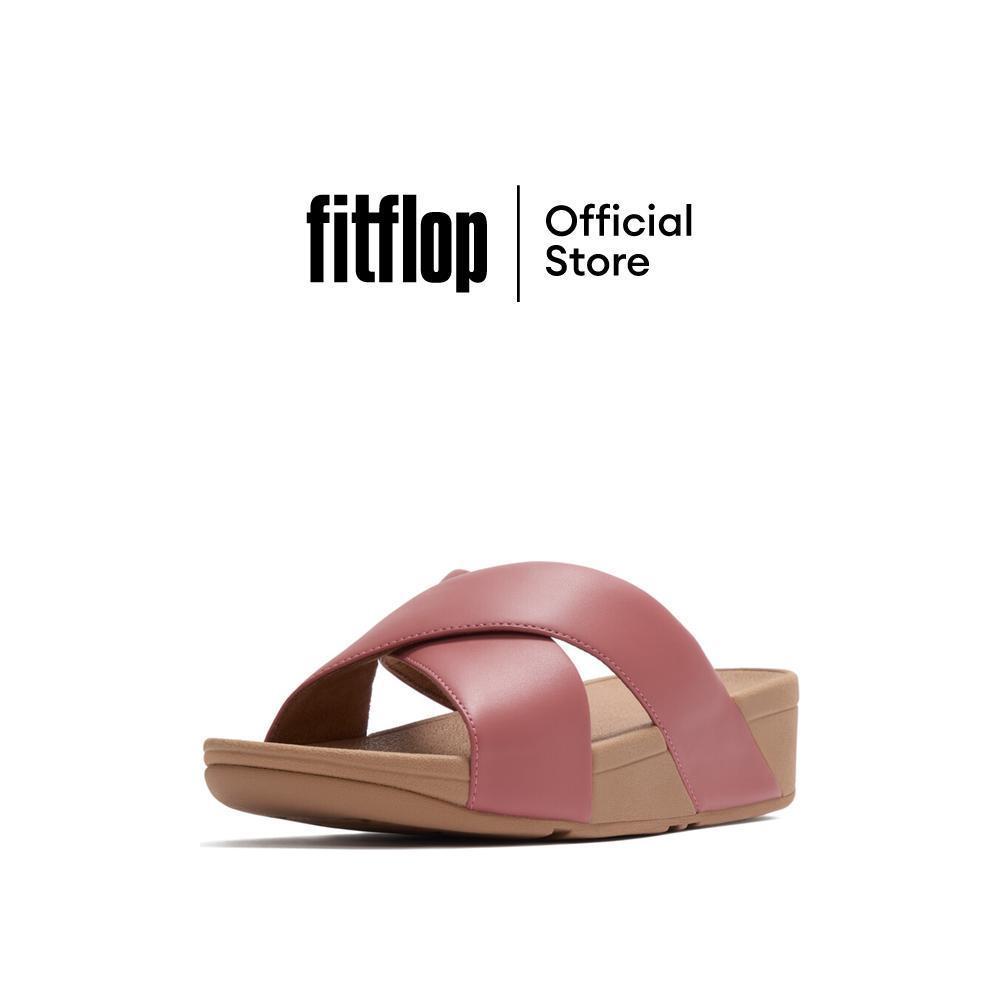FITFLOP LULU CROSS SLIDE รองเท้าแตะผู้หญิง รุ่น K04-D62 สี PINK