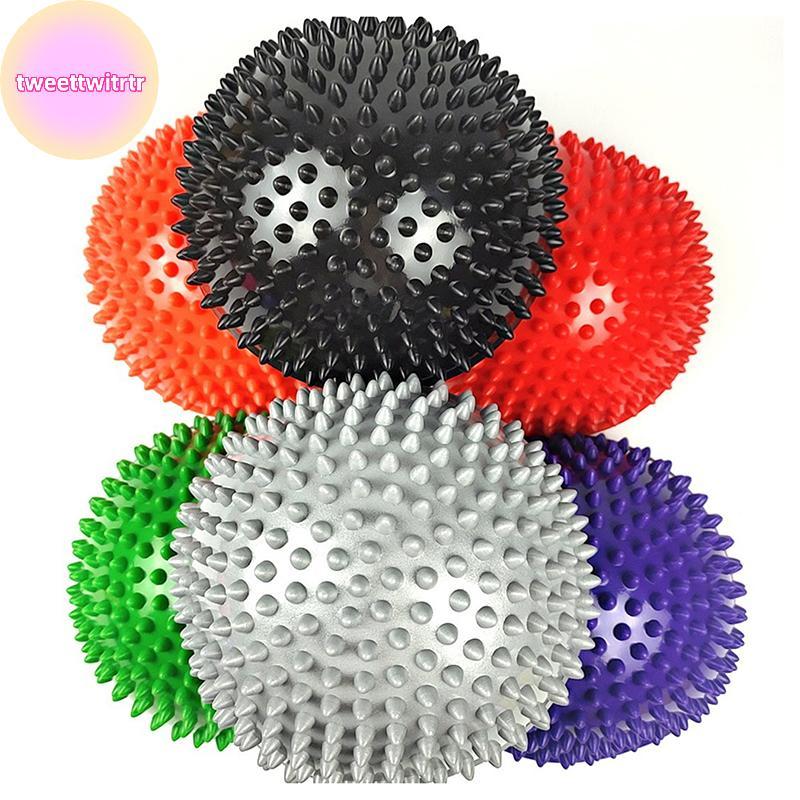 TRWITR Inflatable Half-Ball นวด Balance Training Ball Tactile Ball ฟิตเนสลื่น Core Trainer สําหรับโย