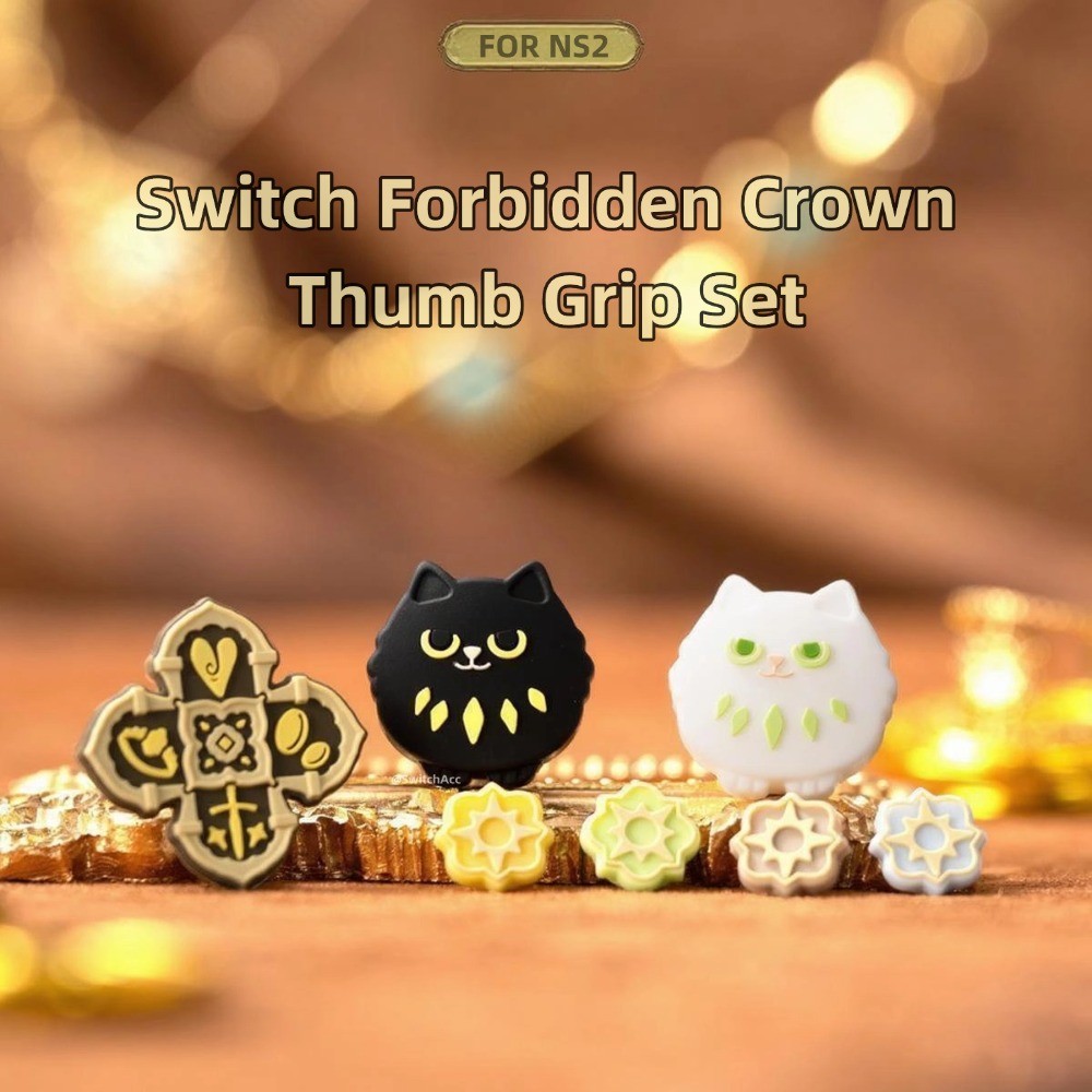 Forbidden Crown Collection Design Switch เคสป้องกัน Dockable สําหรับ Nintendo Switch 2 Ultra Thin Anti-Scratch Anime Thumb Caps
