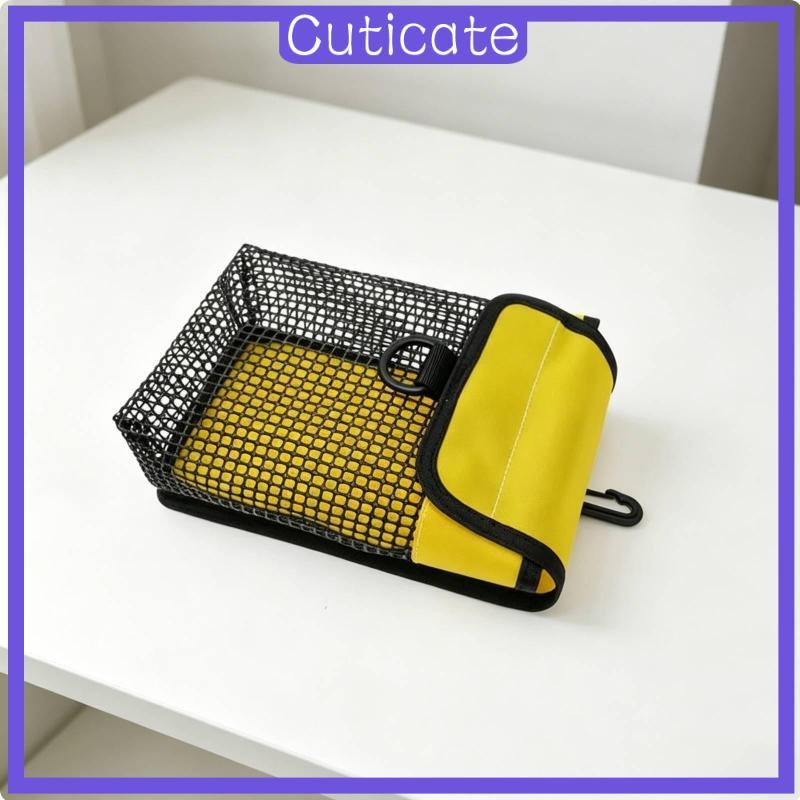 [CUTICATE] Multiuse Diving Smb Pouch with Fastening Points Large Mesh Dive Accessories Bag for Scuba