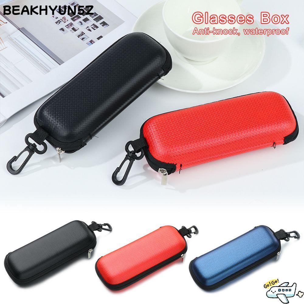 BEAKHYUN5Z แว่นสายตา Vintage Zipper Portable Glasses Holder