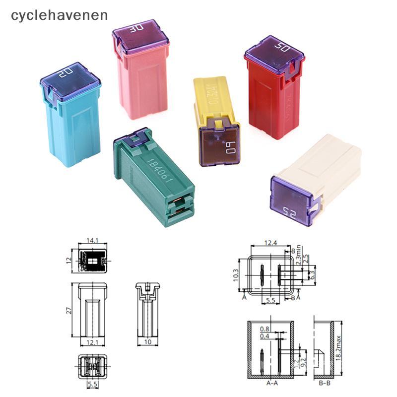 (GOOD) Mini Square Fuse 32V 20A 25A 30A 40A 50A60A ฟิวส์รถยนต์รถยนต์พร้อมกล่องพลาสติก (ใหม่)