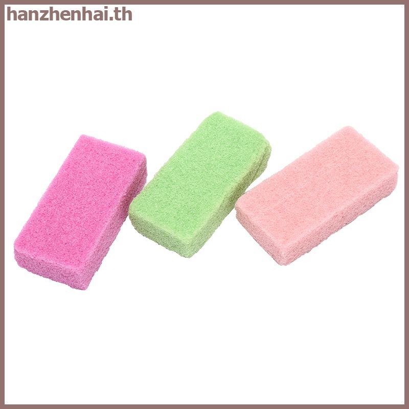 HANHAI หินภูเขาไฟฟองน้ํา Exfoliate Foot Care ลบ Hard Dead Skin Feet Rasp TH