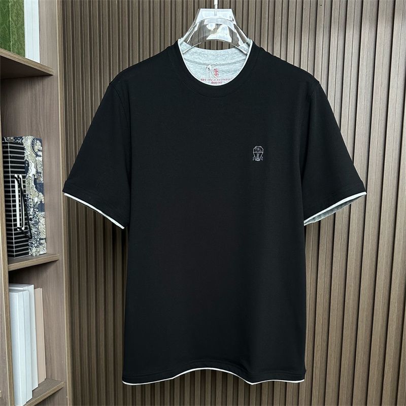 N9AA Italy BC Italian-style spring-summer new men's fashion with old money vibe and versatile embroi