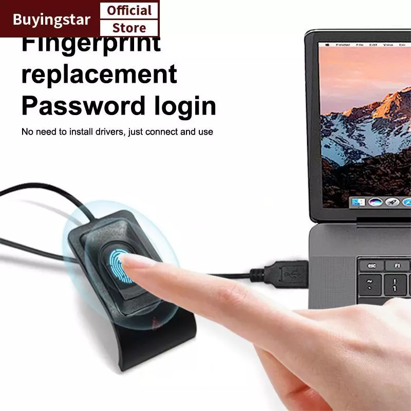 ZCX USB เครื่องอ่านลายนิ้วมือ Biometric สำหรับ Windows 10 11 thumbnail 5