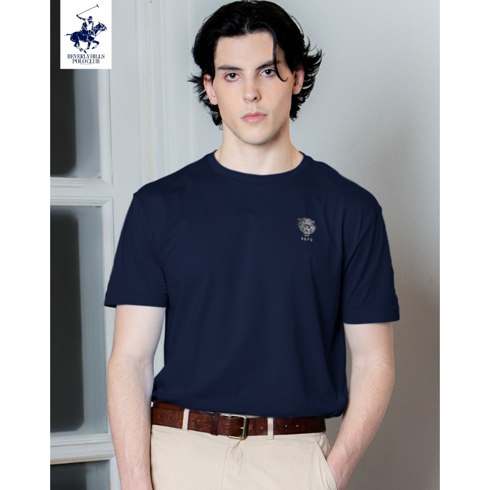 BEVERLY HILLS POLO CLUB  เสื้อยืดคอกลมแขนสั้น รุ่น BNSR489 (งานโลโก้ปัก)