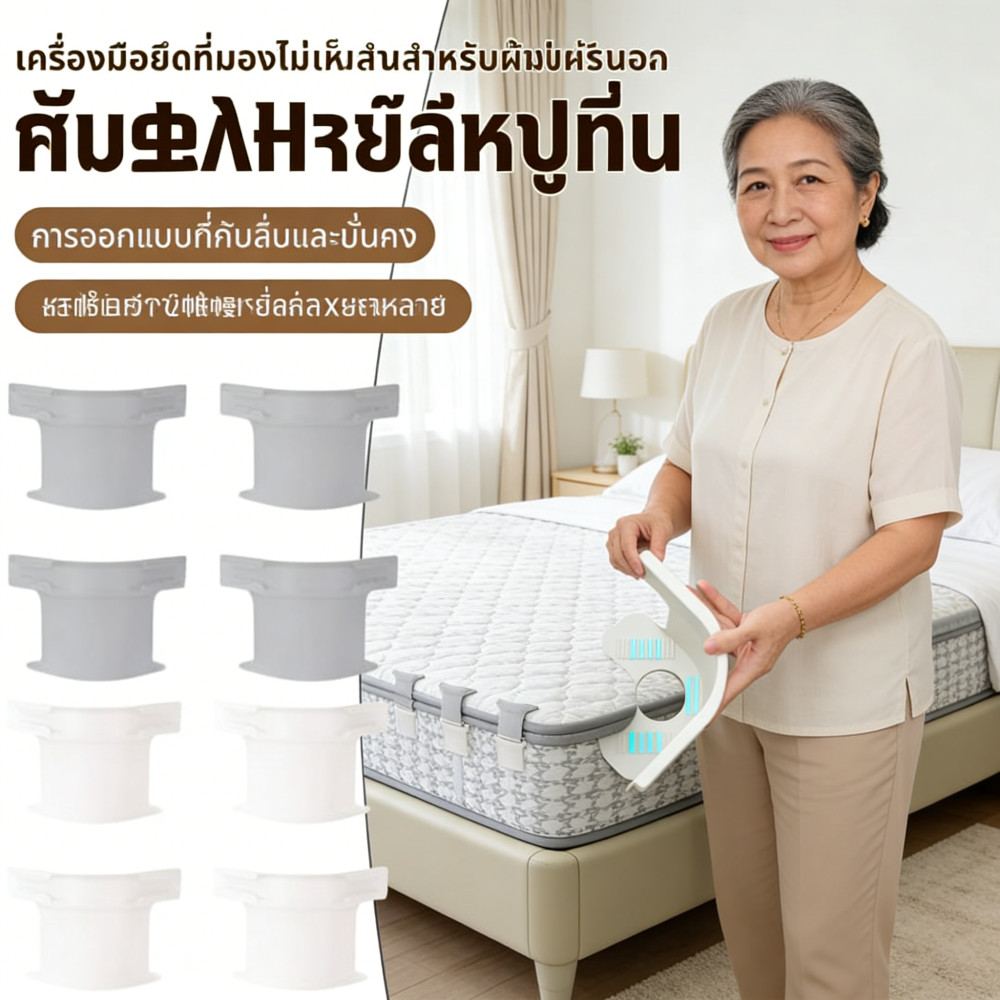 ผู้ใช้พอดีนอนทั้งหมดปลอดภัยง่ายติดตั้งเตียงผู้ใช้ไม่เห็นแผ่นปูมุมกระชับ