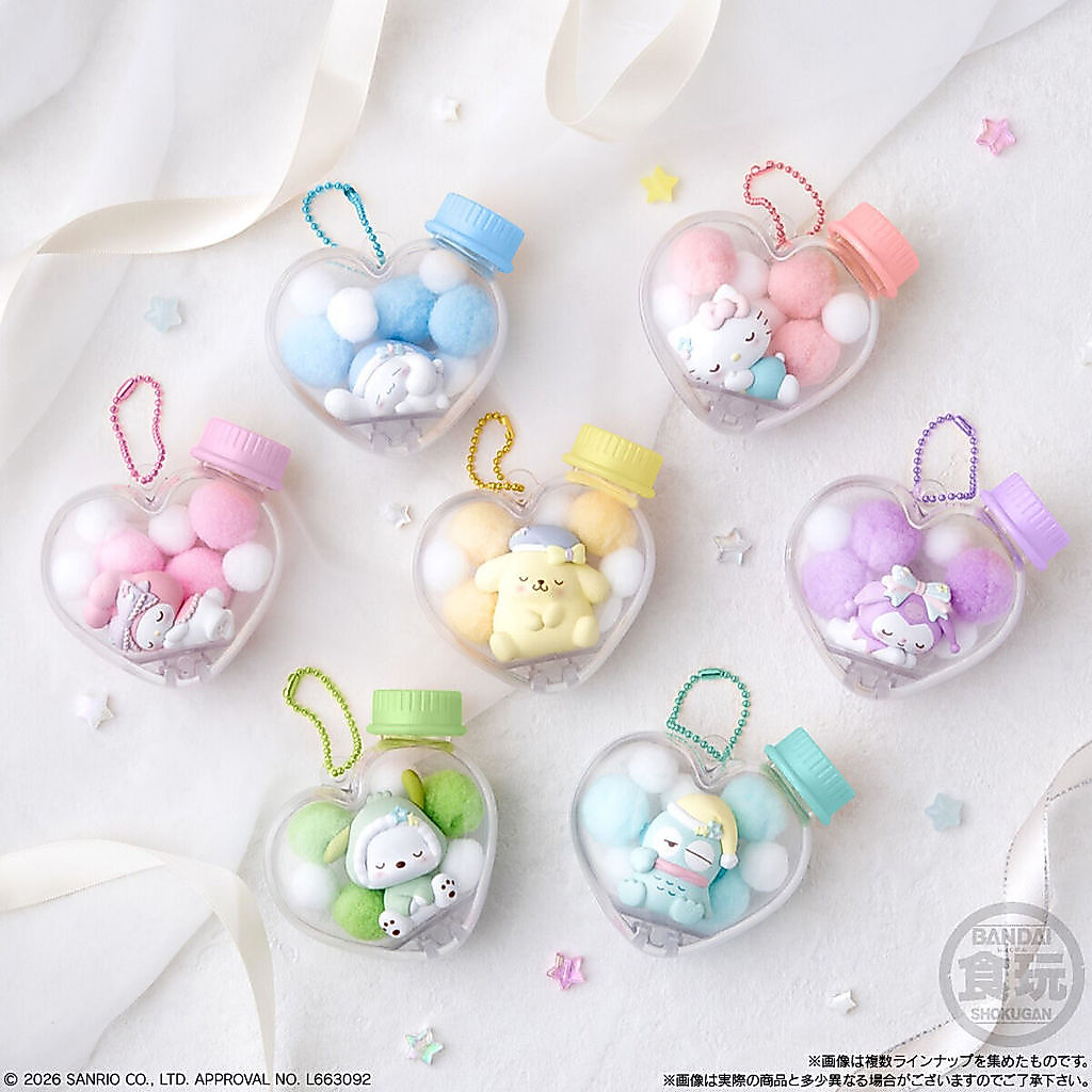 [พร้อมส่งในไทย แยกตัว] Sanrio Characters Chara Mofu Case กล่องหัวใจ ฮิตมาก ของแท้ 100% จากญี่ปุ่น