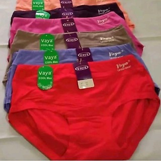 CD Celana Dalam Wanita Dewasa motif Polos | isi 6 PCS | Size M-L-XL-XXL-3XL | Honiting