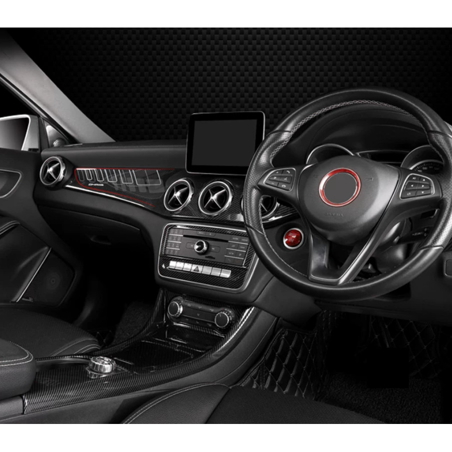 สำหรับ Mercedes Benz กลางควบคุมซีดีแผงติด Cla W117 / Cla Amg Gla X156 Amg / Cla200 / Cla250 / Gla Am