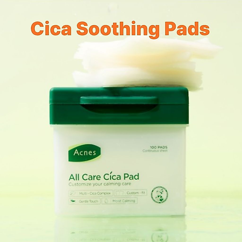 [สิว] All Care Cica Pad 240ml (100 แผ่น) / Soothing & Pore Care / 4HA Toner Pad / K-Beauty