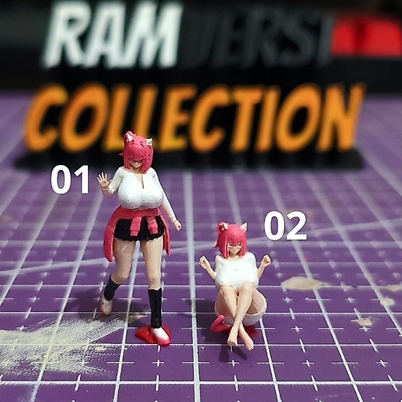 Figure Mini 1/64 Anime Girl Series – (Neph phelia 01 และ 02) | ไดรามาโอรามาขนาดเล็ก
